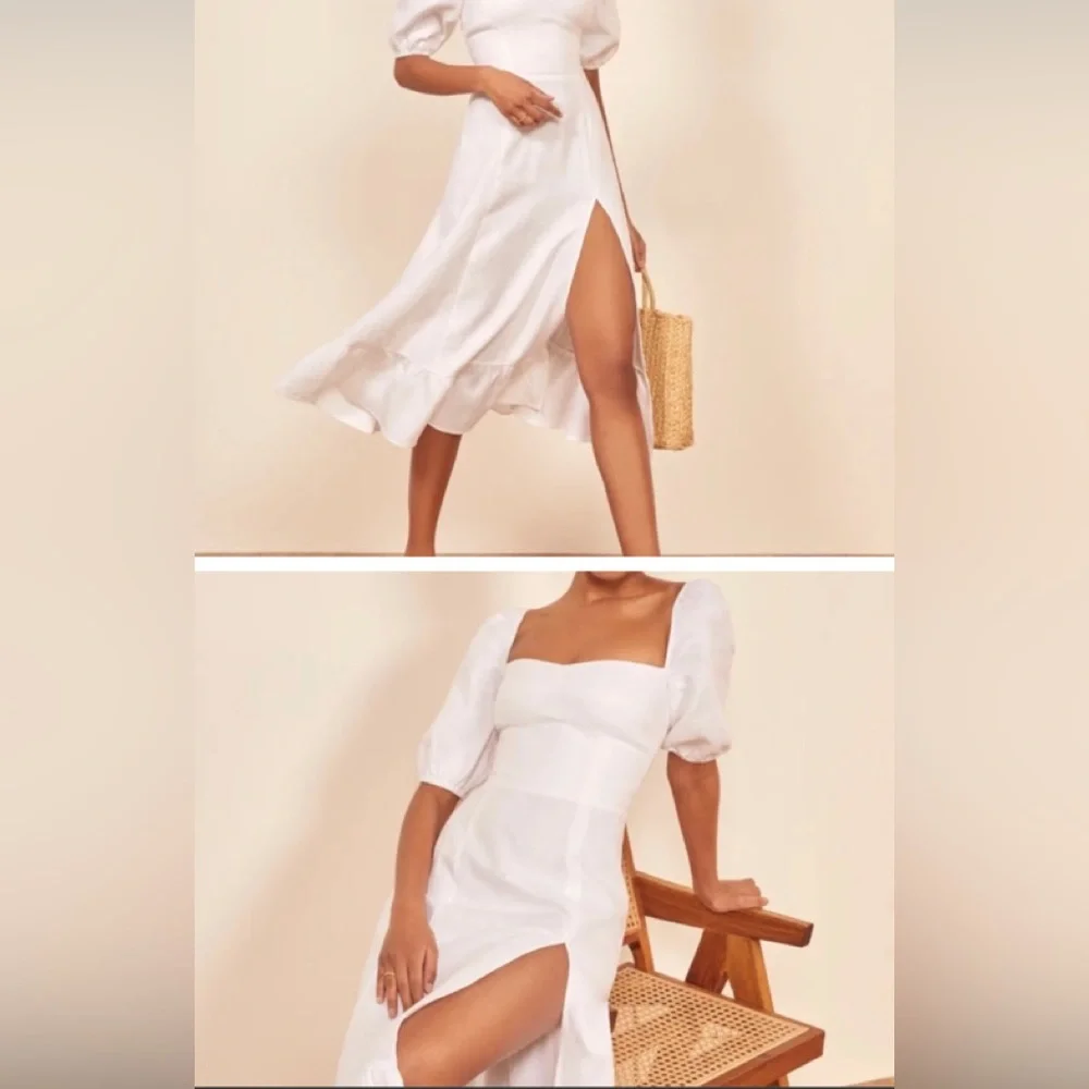 Reformation Belgium Linen Dress NWT size 2 and 4 - Picture 2 of 15